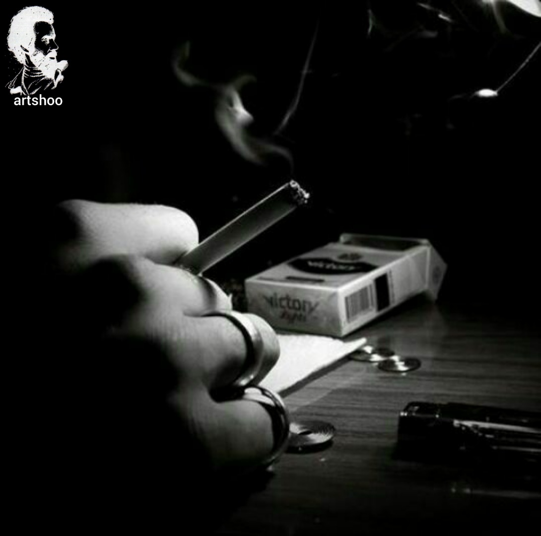 سیاه قلم مدل مداد سفید